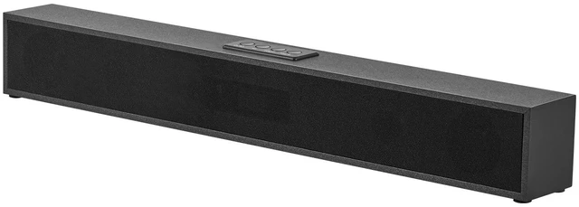 Alt view image 5 of 7 - Sound Bar for Smart TV, 2.0 Channel, 24-Inch Compact Soundbar TV Speakers for Projector, Bluetooth AUX Connection, Remote Control, Easy Setup, 80W Surround Sound System for PC Home Theater Audio