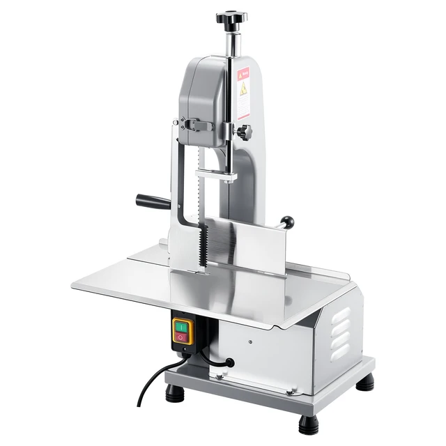 Alt view image 4 of 7 - Commercial Electric Meat Bandsaw, 1500W Bone Sawing Machine with 12.4" x 18.1" Workbench, 0-4.3" Cutting Thickness, 7 Extra Replacement Blades, for Cutting Bone, Frozen Meat, Pork, Beef & Ribs