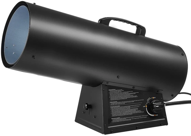 Main image of Propane Heater, 125000BTU Forced Air Propane Heater with Stepless Temp Settings & security Protection, Portable Garage/Shop Barrel Heater for Garages, Job Sites,Indoor/Outdoor