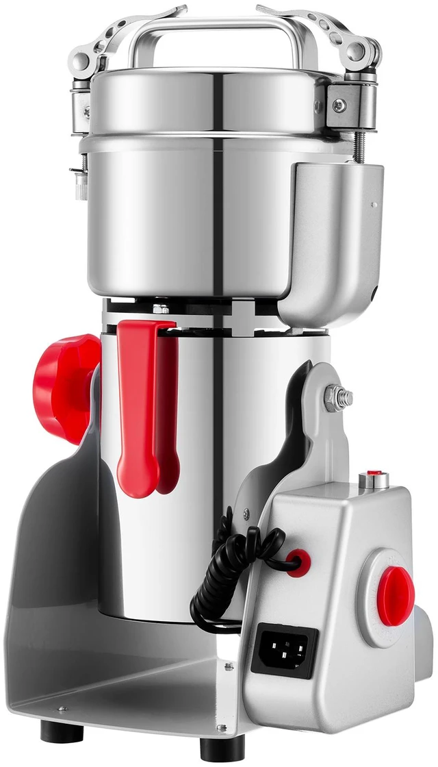 Main image of 300g Electric Grain Mill Grinder, 1500W 28000RPM High Speed Spice Corn Dry Grinding Machine, Stainless Steel Pulverizer Powder Machine for Dried Grains Coffee Beans Spices Nuts (270° Swing Type)