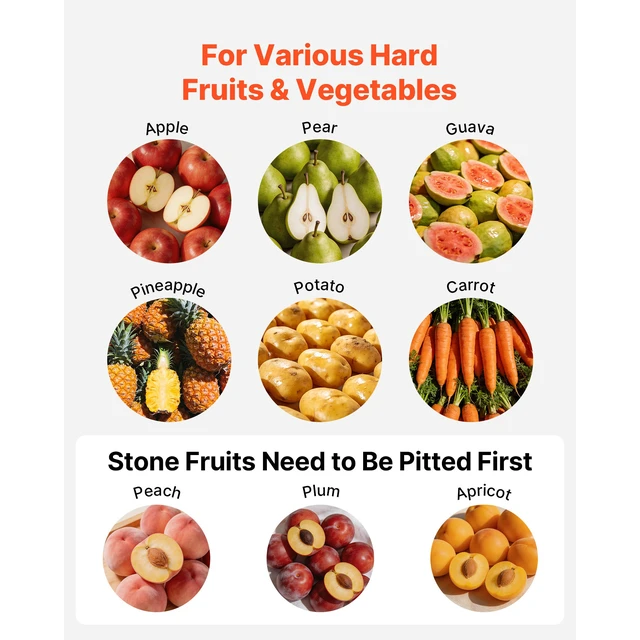 Alt view image 6 of 7 - 550W Electric Fruit Apple Crusher, SUS304 Desktop Crushing Machine, Grinds Whole Apples Up to 2.76" Dia, 60 KG/H Capacity, Cider Press for Apples, Pears, Pineapple, Guava, Carrot, Potato