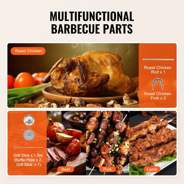 Alt view image 5 of 7 - Shawarma Grill Machine, Vertical Chicken Shawarma Cooker Machine Countertop, Electric Stainless Steel Broiler Gyro Rotisserie Oven Doner Kebab Machine, for Home Restaurant Kitchen Parties