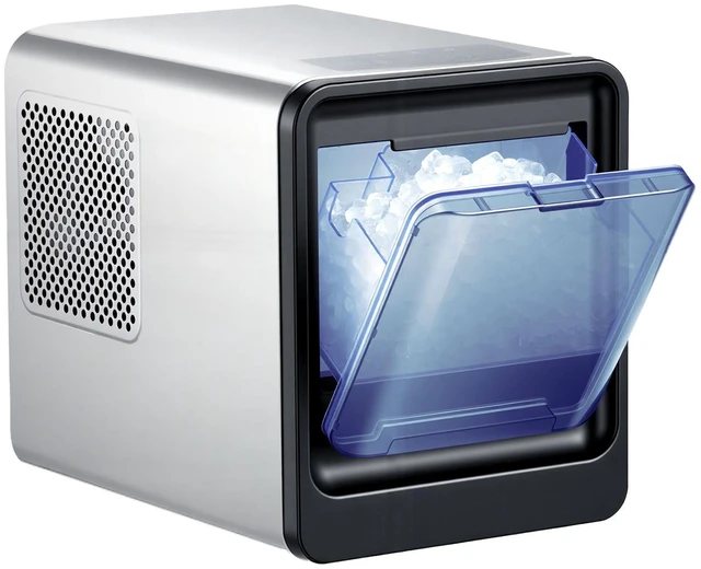 Main image of Countertop Ice Maker, 33 lbs per Day, Self-Cleaning Portable Machine with Scoop, Drawer-Style Ice Access, Nugget Ice-Making Machine with Chewable Ices for Home, Kitchen, Office, Bar & Party