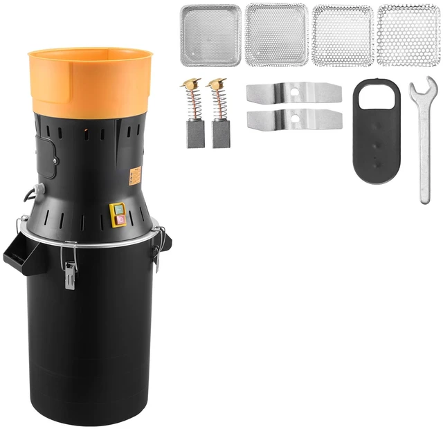 Main image of Electric Grain Mill Grinder, 600W High Power Commercial Spice Grinder, 6.6 Gal Pulverizer Powder Machine with Galvanized Sharp Blades, for Dry Grains, Spices, Cereals, Coffee, Corn & Pepper