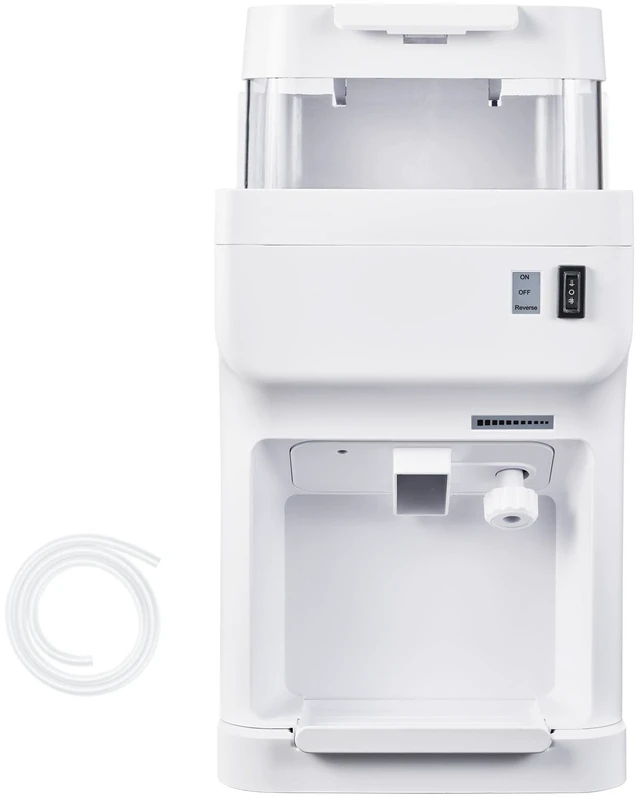 Main image of Commercial Ice Shaver Crusher, 220lbs Per Hour Electric Snow Cone Maker with 8L Ice Cube Box, 350W 1500RPM Tabletop Shaved Ice Machine for Parties Events Bar, Home and Commercial Use (White)