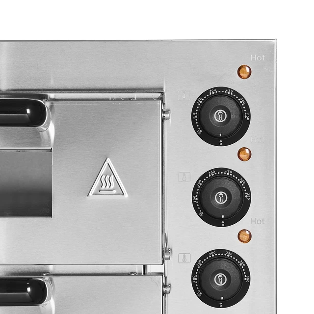Alt view image 3 of 7 - Commercial Countertop Pizza Oven Electric Pizza Oven for 14" Pizza Indoor