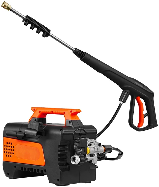 Main image of Electric Pressure Washer, 1958 Max PSI 2.5 Max GPM, Portable Power Washer with 4 Nozzles, Metal Extension Wand, Commercial-Grade 5-Piston Plunger Pump, High Pressure for Cars,Driveways,Patios