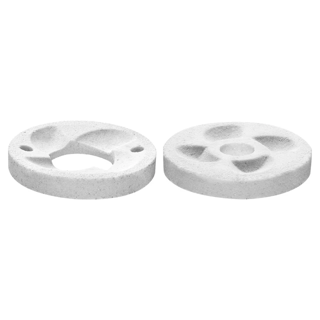 Alt view image 2 of 7 - 2PCS Grinding Sheets for Electric Grain Mill Grinder, Marble Dry & Wet Grinding Discs, Replacement Grinding Plates Compatible with GM-002 Corn Spice Mill Grinder