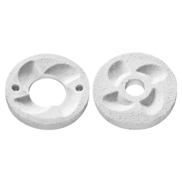 Alt view image 4 of 7 - 2PCS Grinding Sheets for Electric Grain Mill Grinder, Marble Dry & Wet Grinding Discs, Replacement Grinding Plates Compatible with GM-002 Corn Spice Mill Grinder