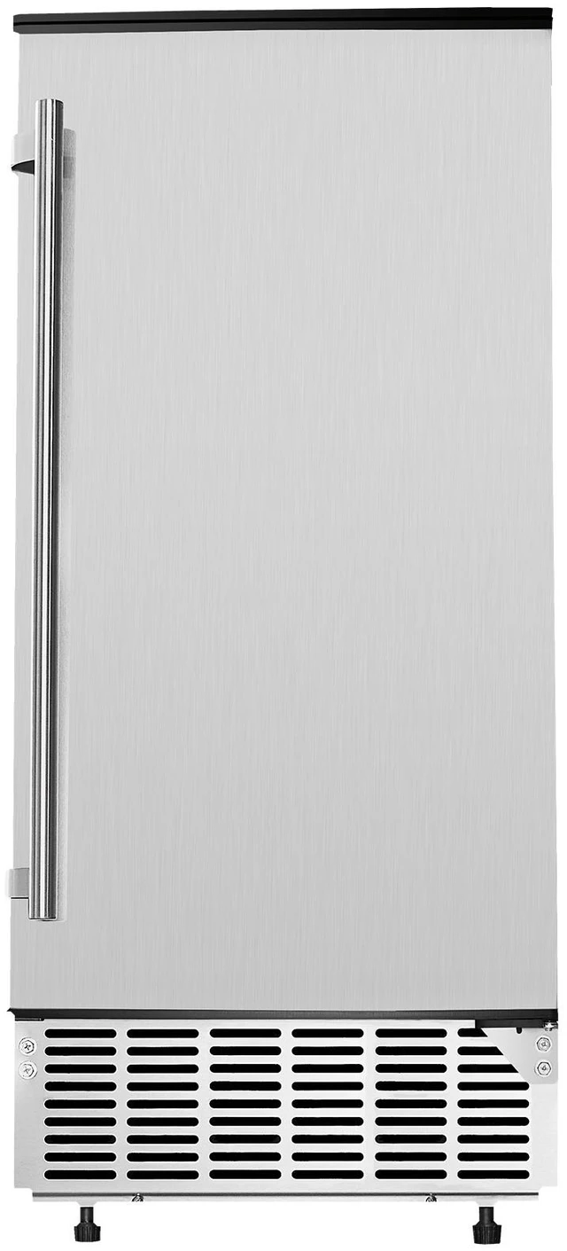 Alt view image 4 of 7 - Undercounter Built-in Ice Maker, 80 Lbs/Day Under Counter Ice Maker Machine with Reversible Door Stainless Steel, Freestanding Ice Maker for Commercial Home Kitchen, Electric Drainage