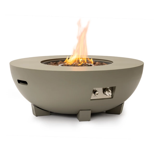 Alt view image 2 of 7 - 36_inch Round Iron Fire Pit Table