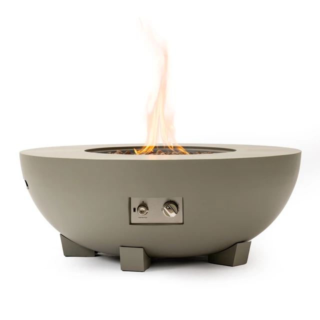 Alt view image 6 of 7 - 36_inch Round Iron Fire Pit Table