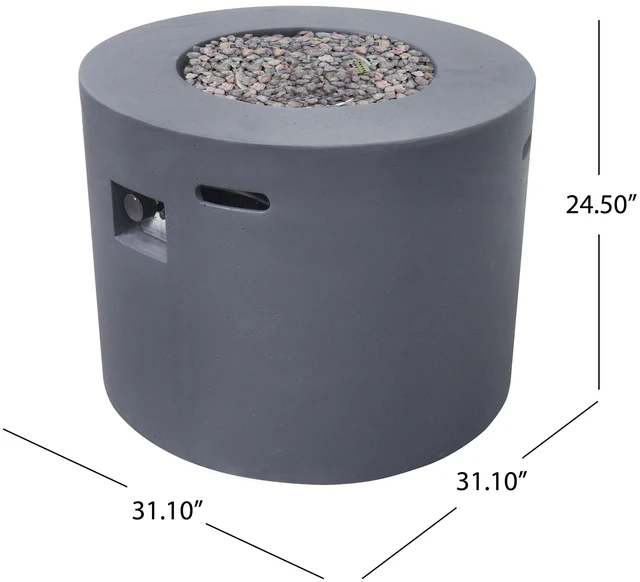 Alt view image 6 of 7 - 31" ROUND MGO FIRE PIT- 40 000 BTU