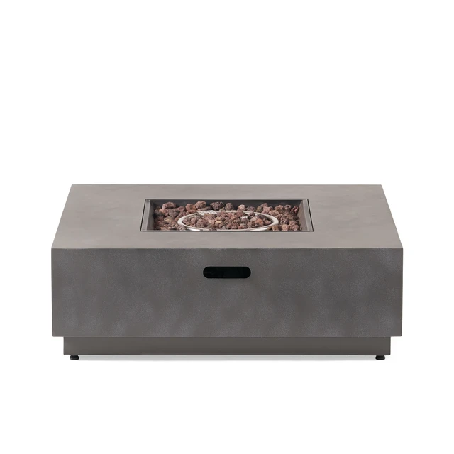 Alt view image 2 of 7 - SQUARE Iron FIRE PIT-50 000 BTU(Tank Cover not Included)