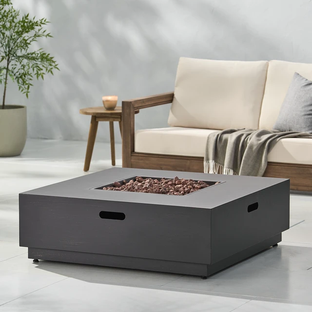 Alt view image 3 of 7 - WELLINGTON 40 SQUARE FIRE PIT-50