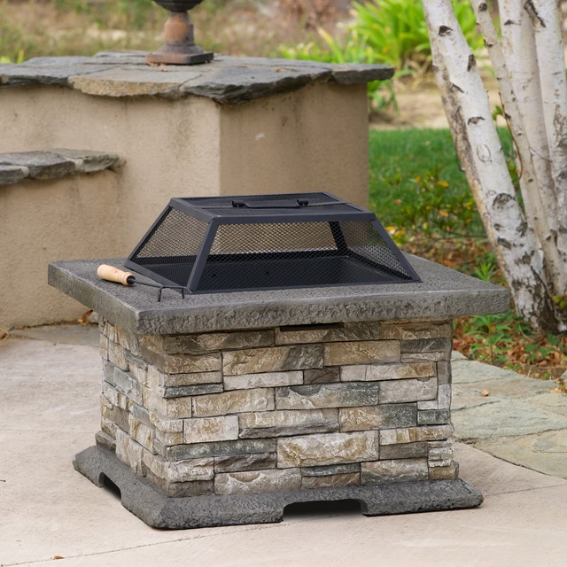 Alt view image 2 of 7 - 28" SQUARE MGO FIRE PIT