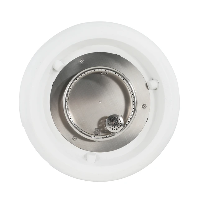 Alt view image 4 of 7 - Patio MGO Propane Fire Pit, 40, 000BTU, White (Tank Cover Not Provided)