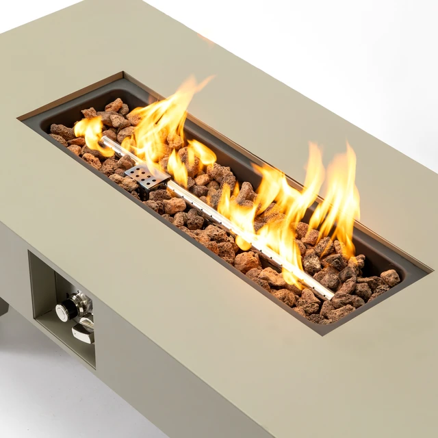 Alt view image 3 of 7 - 42_inch Iron Fire Pit Table