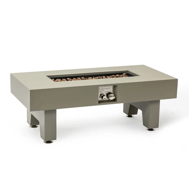 Alt view image 6 of 7 - 42_inch Iron Fire Pit Table