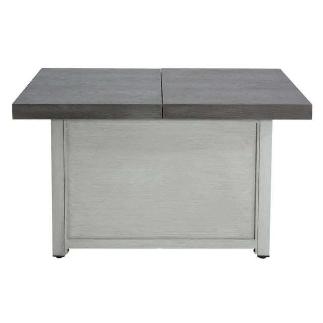 Alt view image 3 of 6 - Extendable Rectangle Aluminum Alloy Fire Pit Table, 50,000BTU