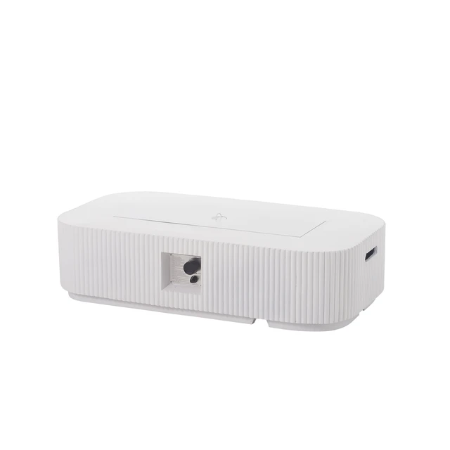 Alt view image 6 of 7 - Outdoor 48.2" Rectangular MgO Fire Pit White - 50,000 BTU (Tank Cover not Included)