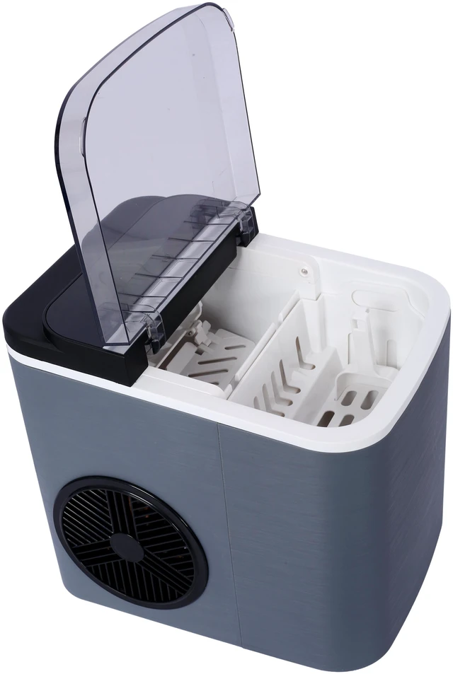 Alt view image 6 of 7 - Ice Maker Countertop, Portable Ice Machine, Self-Cleaning Ice Makers with Basket and Scoop, 9 Cubes in 6 Mins, 26 lbs per Day, Ideal for Home, Kitchen,ETL and FDA certificate.
