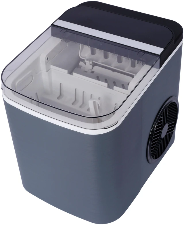 Alt view image 7 of 7 - Ice Maker Countertop, Portable Ice Machine, Self-Cleaning Ice Makers with Basket and Scoop, 9 Cubes in 6 Mins, 26 lbs per Day, Ideal for Home, Kitchen,ETL and FDA certificate.