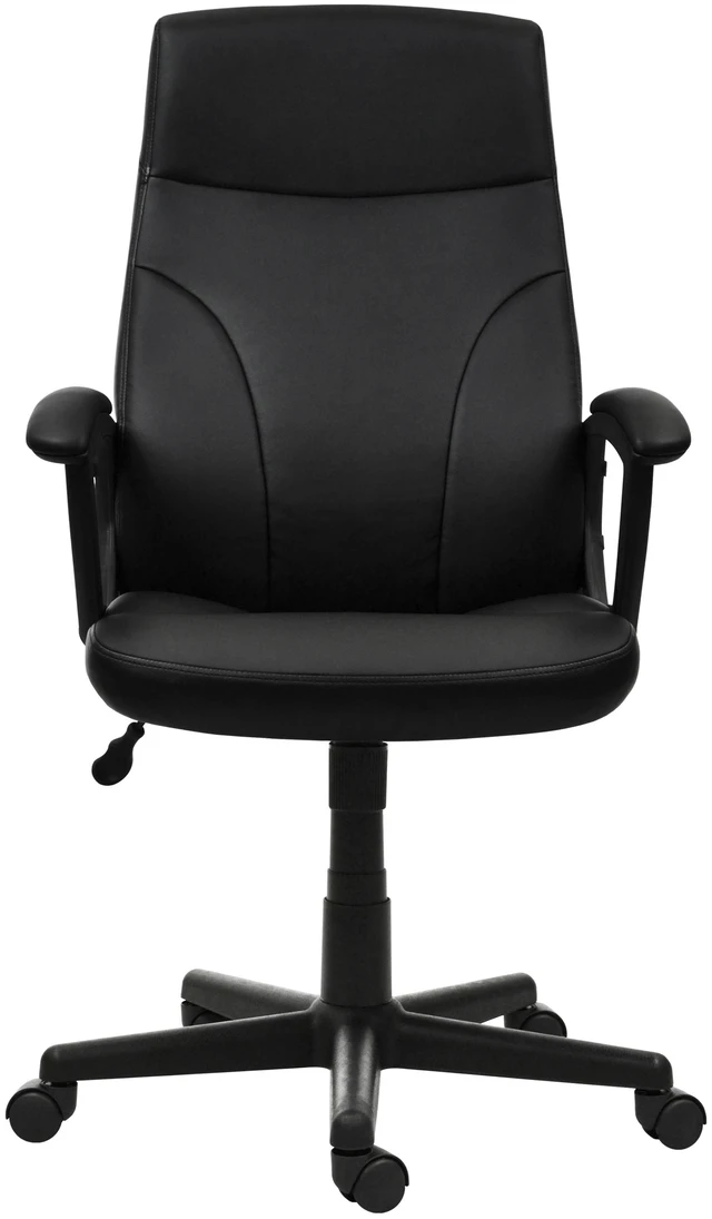 Alt view image 5 of 7 - Medium Back Executive Office Chair, Black