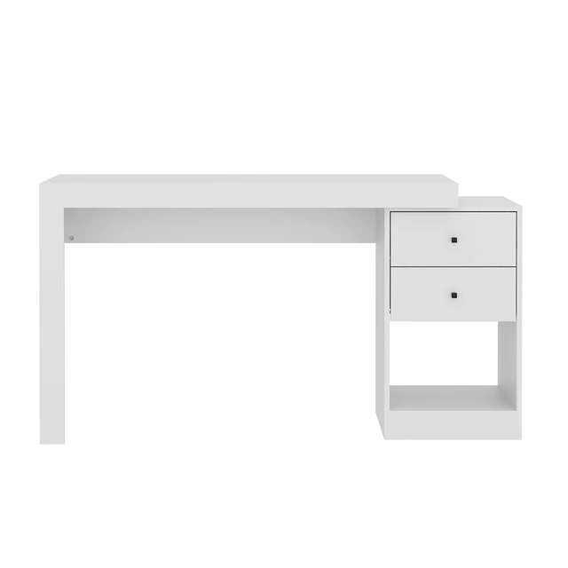 Alt view image 7 of 7 - Expandable Home Office Desk, White