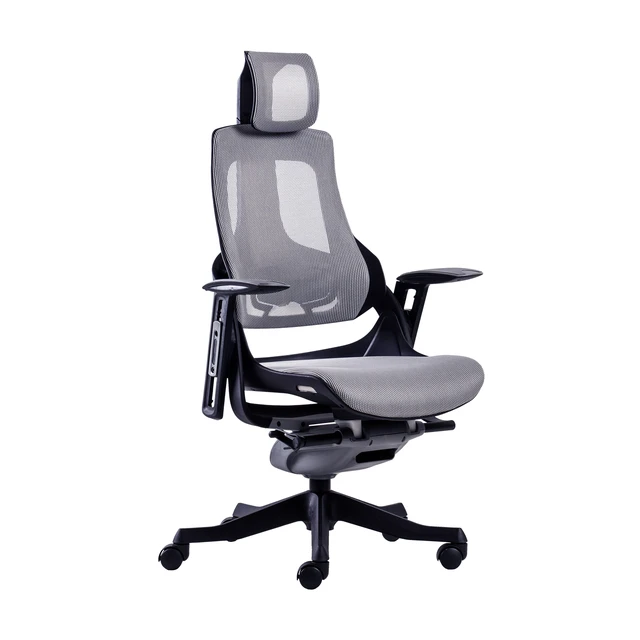 Alt view image 2 of 7 - LUX Ergonomic Executive Chair, Grey