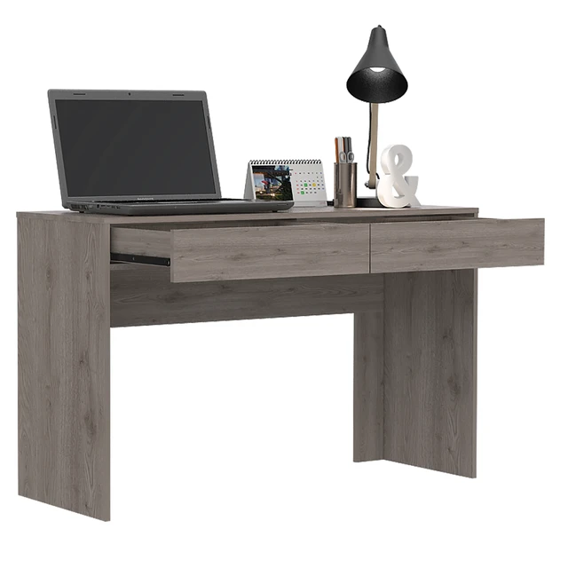 Alt view image 7 of 7 - Acre Writing Computer Desk, Two Drawers
