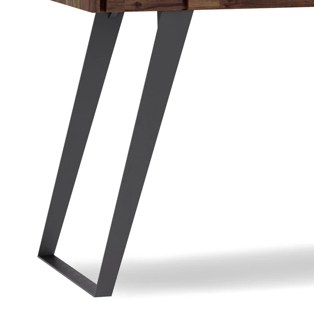 Alt view image 4 of 7 - Lowry - Small Desk - Distressed Charcoal Brown