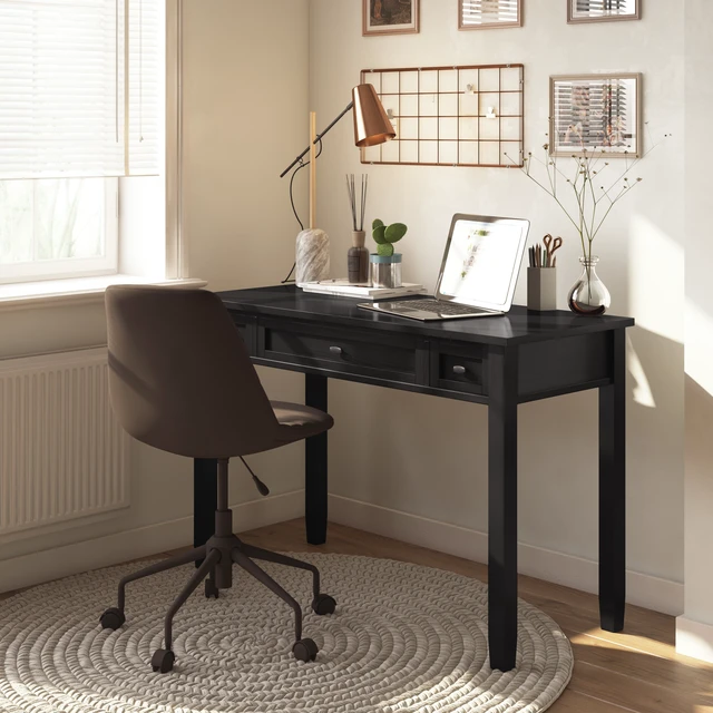 Alt view image 7 of 7 - Warm Shaker - Desk - Hickory Brown