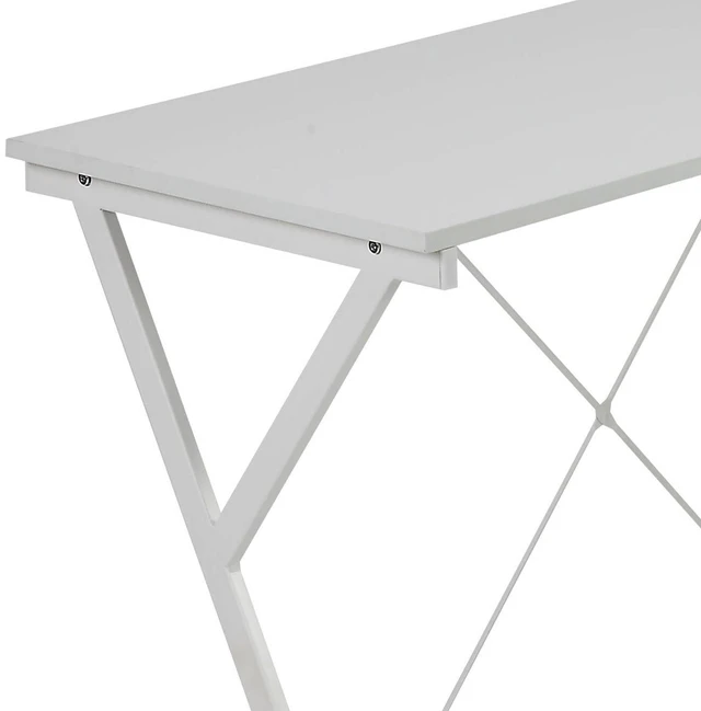Alt view image 4 of 6 - White L-shaped Computer Desk with CPU Holder