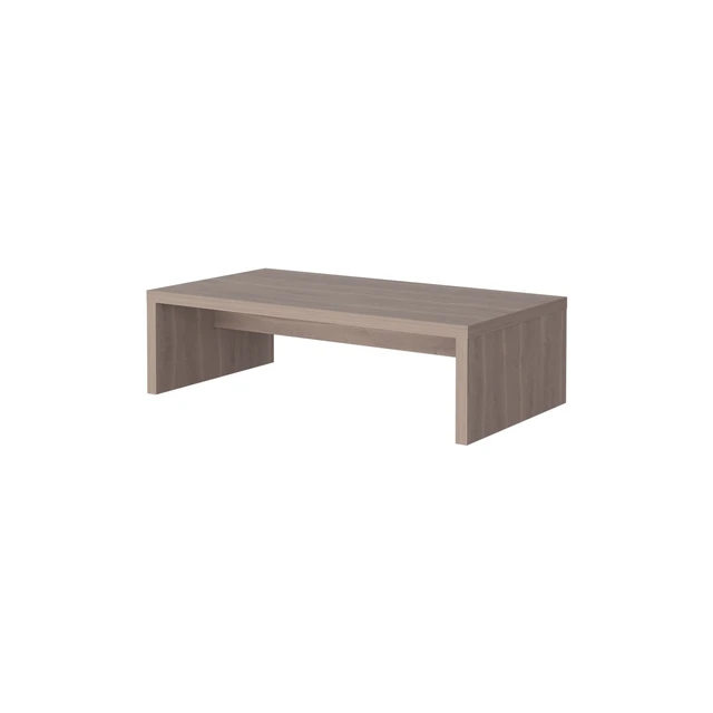 Alt view image 2 of 7 - Sells monitor stand in melamine and particule board,white oak