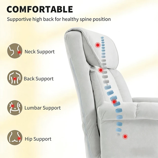 Alt view image 5 of 7 - Reclining Desk Chair with Footrest,High Back Office Chair