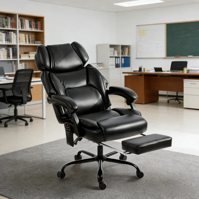 Alt view image 5 of 7 - Soft Computer Chair,Massage Chair,High Back Chair,Office Chair