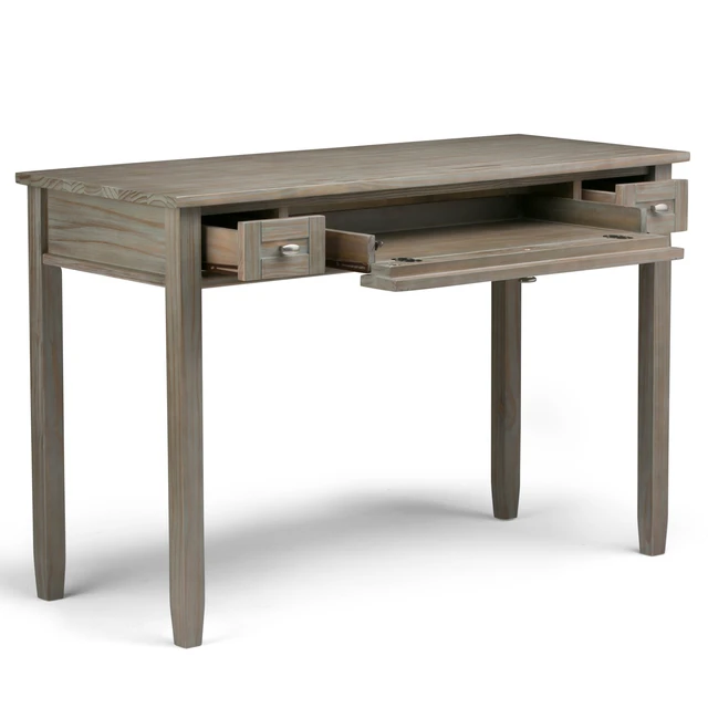 Alt view image 7 of 7 - Warm Shaker - Desk - Distressed Grey