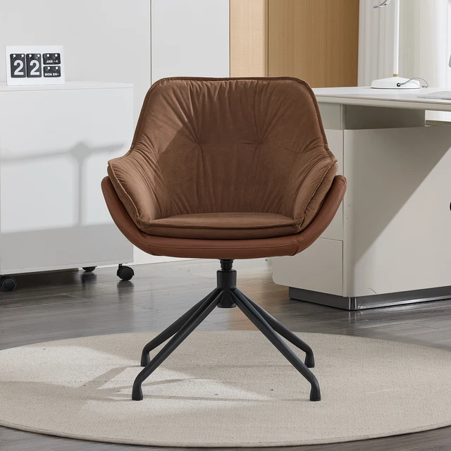 Alt view image 2 of 5 - Modern Faux Leather Office Chair, Ergonomic Executive Desk Chair with High Back and Adjustable Features