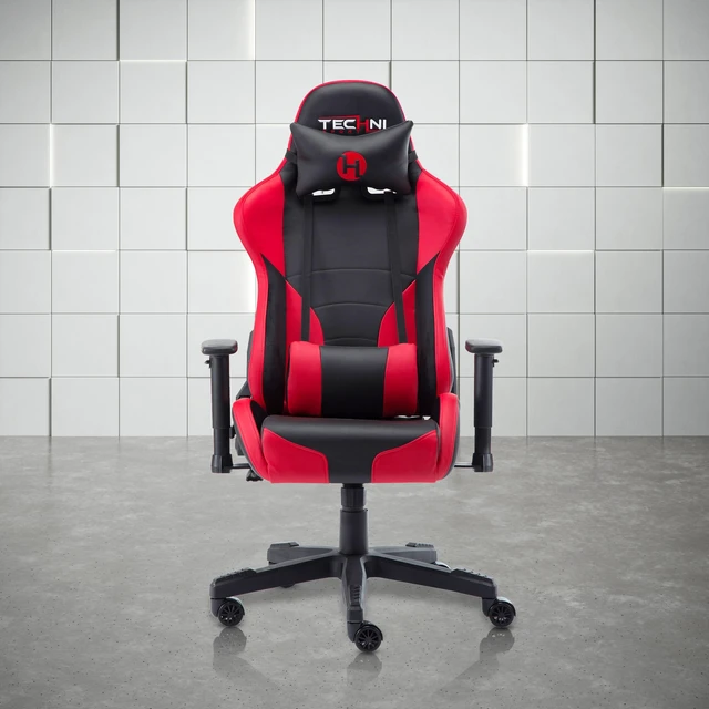 Main image of Techni Sport TS-90 Office-PC Gaming Chair, Red