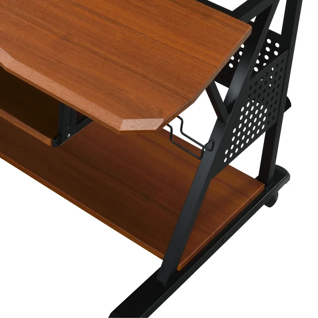 Alt view image 2 of 7 - Willow Cherry & Black Finish Music Desk