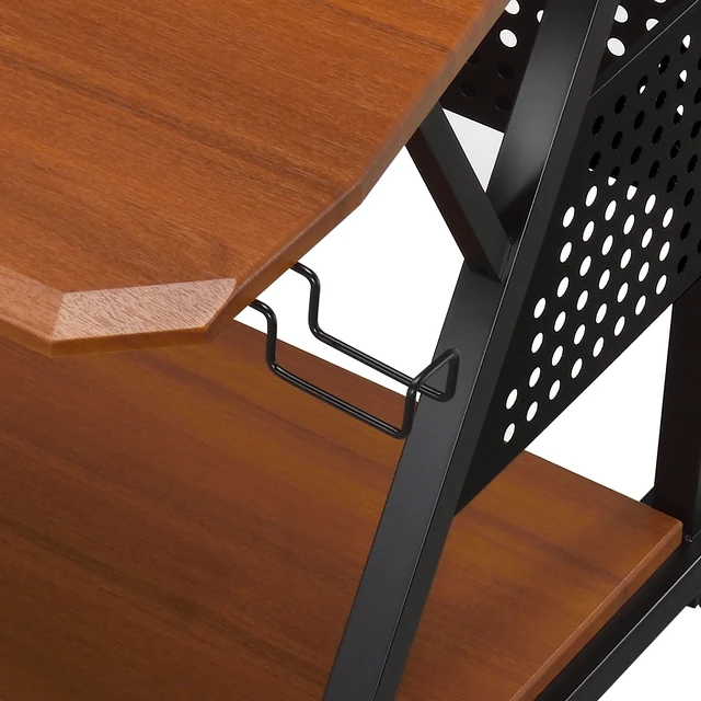 Alt view image 5 of 7 - Willow Cherry & Black Finish Music Desk