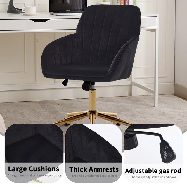 Alt view image 7 of 7 - TY Adjustable Office Chair, Home Bedroom, Ergonomic Swivel Chair, Backrest Seat, Comfortable for Long Sitting