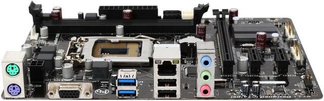 Alt view image 4 of 4 - GIGABYTE GA-H81M-S1 (rev. 2.1) LGA 1150 H81 SATA 6Gb/s USB 3.0 Micro ATX Motherboard
-International Version