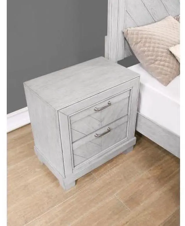 Alt view image 5 of 5 - Montana - Nightstand - Pearl Silver