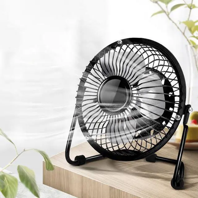 Alt view image 2 of 7 - Gemdeck Table Fan 4/6-Inchwith Desk Fan Power Adapter and USB Cable Green 6 inch