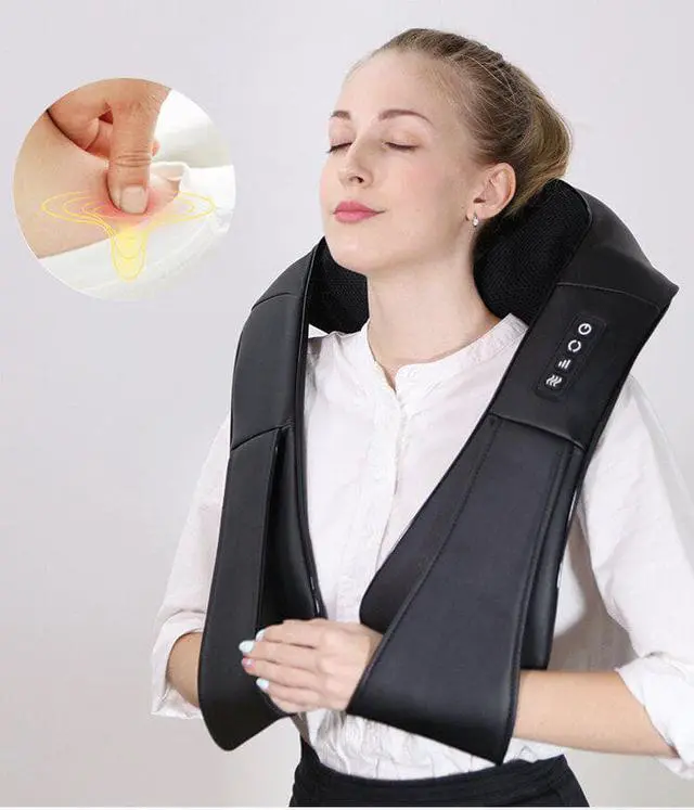 Alt view image 3 of 7 - Gemdeck Back Massager, Shiatsu Neck Massager, Electric Shoulder Massager, Knee Massage Pillow