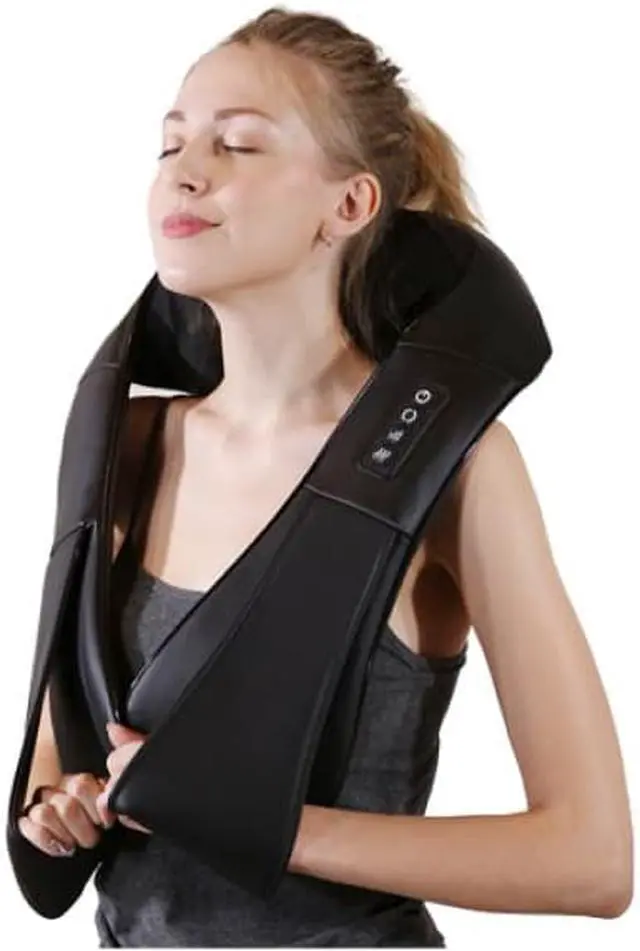Alt view image 2 of 7 - Gemdeck Back Massager, Shiatsu Neck Massager, Electric Shoulder Massager, Knee Massage Pillow