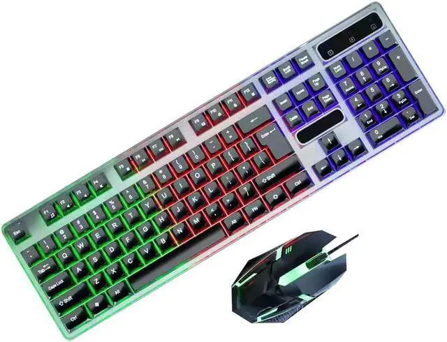 Alt view image 2 of 7 - Gemdeck Mechanical Gaming Keyboard, Multi Color RGB Illuminated LED Backlit Wired Keyboard
