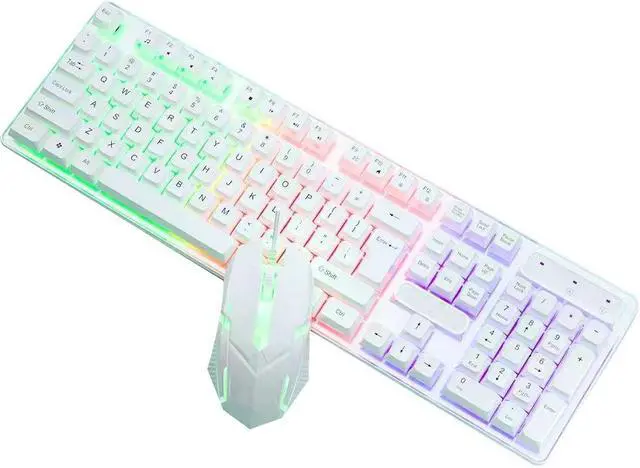 Alt view image 7 of 7 - Gemdeck Mechanical Gaming Keyboard, Multi Color RGB Illuminated LED Backlit Wired Keyboard